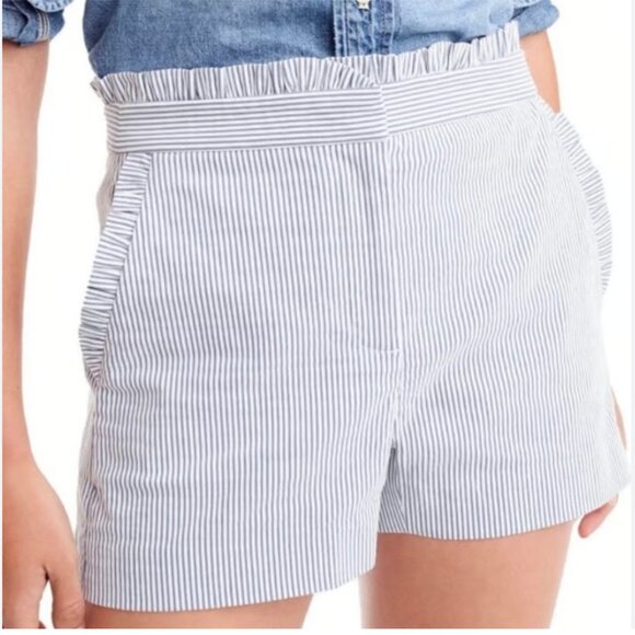 J. Crew Factory Pants - BOGO J. Crew Factory Seersucker Ruffle Shorts